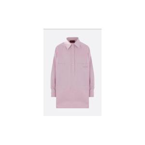 GUCCI logo embroidered canvas oversized shirt 817505Z7ALN5589