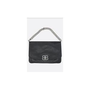 BALENCIAGA 피치 가죽 소재의 플랩 BB 소프트 라지 숄더백 7484882AAI41000
