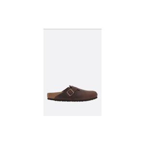 BIRKENSTOCK Boston BS flat mules in nubuck  Narrow Fit 860133HABANA