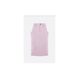 GUCCI logo embroidered canvas midi skirt 817067Z7AHS5589