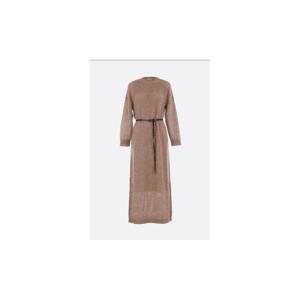 BRUNELLO CUCINELLI 벨트가 달린 메시 니트 드레스 MPS732A90C3592