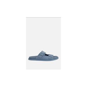 FENDI Fendi Feel flat sandals in FF nabuk 7X1604AN8BF12KC