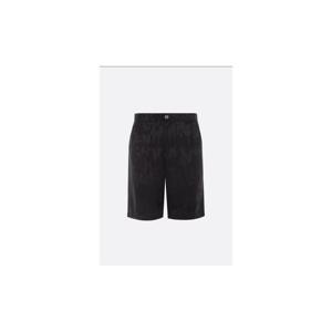 ALEXANDER MCQUEEN 로고 비스코스 숏팬츠 750148QVP301010