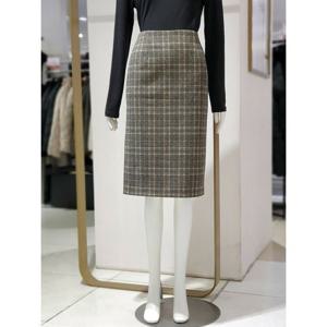 [에꼴드파리]MARIO(미센스) 글리터 체크 H 라인 스커트 106ZMB4YSKM106Z