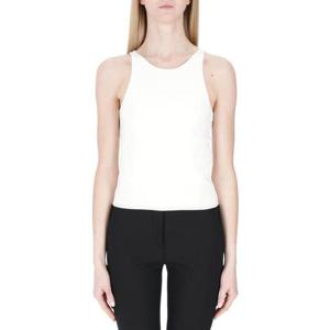 25 FW 막스마라 홀터넥 슬리브리스 울 블렌드 탑 2411361071650