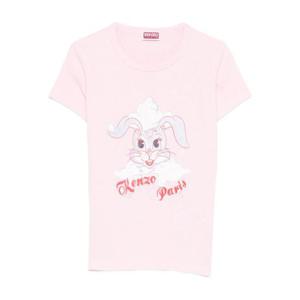 겐조 반팔 티셔츠 FG52TS2024SK 32 PINK