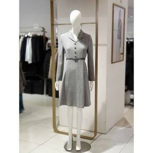 [에꼴드파리]MARIO벨티드 울 혼방 플레어 원피스 15ARB3ZWOAM15A