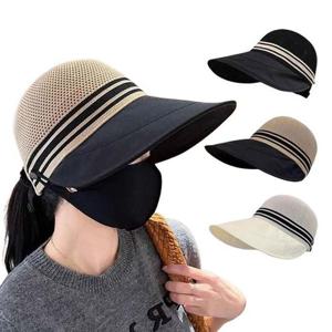 심플 메쉬 니트 보닛햇 통기성 좋은 여름모자 챙모자