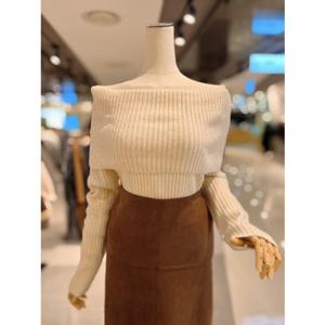 ab.fz 페미닌 오프숄더 여리 골지 니트 (ABXA1ZW32A) US