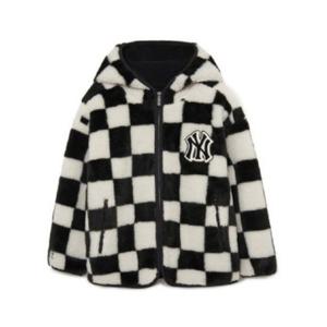M MLB키즈자켓 NQK 7AFDD0136-50BKS CHECKER BOARD 후리스 점퍼