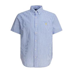 POLO RALPH LAUREN Seersucker shirt 7109065740022604A BLUEWHITE