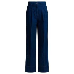 VALENTINO Wide leg jeans with pleats 6B3DD19D94B558