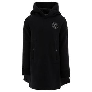 MONCLER ENFANT Dress with crystal logo 8I00008-899PS999