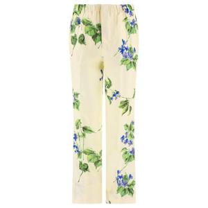 PRADA Floral silk trousers P294H S OOO14NZF0K74