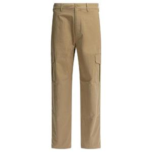 VINCE Cotton and linen cargo trousers M08162755388BLW