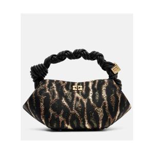 가니 Bou 미니 레오파드 프린트 클로케 탑 핸들 백 P01135239