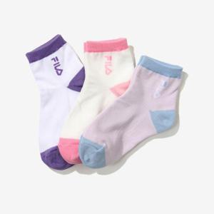 [휠라 키즈]세로리니어 중목양말 3매입 (FK3SCG1073X_LPK)