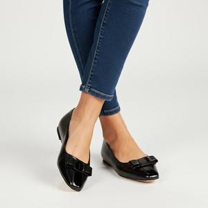 SALVATORE FERRAGAMO 01G355 766408 바라 보우 발레 플랫 (01G355 766408)