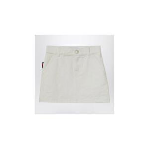 GUCCI White denim GG jacquard skirt 808297XDC56XIGUC-9692