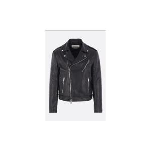 ALEXANDER MCQUEEN grainy leather biker jacket 839817Q5LDS1000