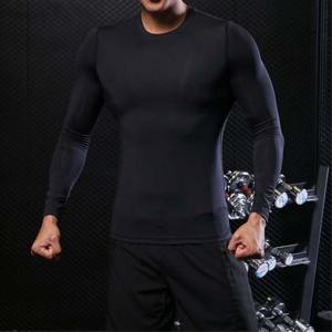 남성 실내외 헬스 트레이닝복 긴팔 상의 운동복 블랙 블랙 실내 실외 헬스 사이클 트레이닝복 운동복 운동 트레이닝 상의 긴팔 요가복 헬스복