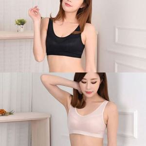 (쏘로사떼)풀컵 런닝형 부분망사 노와이어 브라 GWM