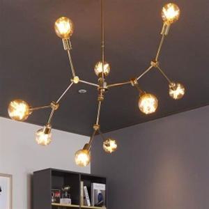 비츠온 팬던트 9등 6750-9D 골드 조명 인테리어조명 포인트등 팬던트등 주방등