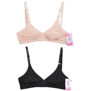 (창민)인견 플라워 노몰드 노와이어 브라 GWM