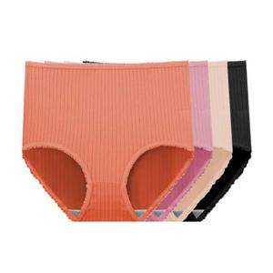 여자 하이웨스트 스타일 골지 비비드 팬티 고품질 스