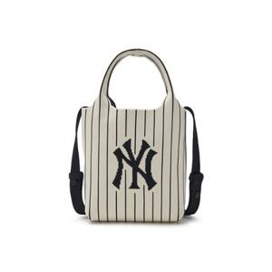 MLB크로스백 JQT 3ACRS034N-50CRD 베이직 빅로고 니트 크로스백 NY (D.Cream)