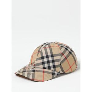 버버리 자수 캔버스 베이스볼 캡 8100741 Sand