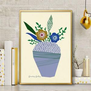 북유럽그림액자 꽃병 화병 꽃 인테리어 A3 VASE1 북유럽그림 북유럽인테리어 꽃그림 꽃병그림액자
