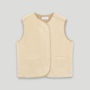 [코데즈컴바인]덤블 스웨이드 배색 조끼 CKD-VE380WB