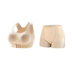 여자 심리스 입체 트렌드 브라 팬티 데일리 볼륨 보정