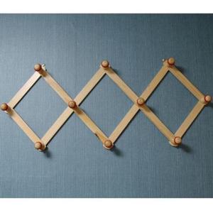 옷걸이 훅 자바라 모자걸이 벽걸이 접이식 중 32cm