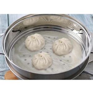 이딜리 찜판 실리콘 찜시트 만두판 찜깔판 깔개 24cm