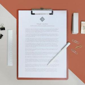 사무실 대학교 클립보드 A4 오픈형 클립파일판 레포트