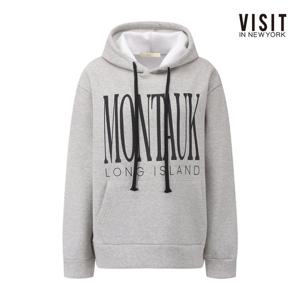[비지트인뉴욕]기모 빅 로고 캐주얼 후드 티셔츠 V5BLT10