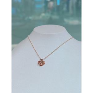 미니골드 10K 더블 컷팅 클로버 펜던트 MNS14912