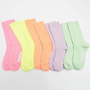 신축성 좋은 장목 양말 5족 예쁜 형광색 유아 아동