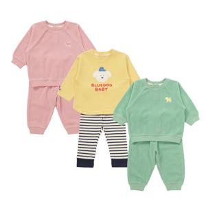 [블루독베이비]테리상하세트 45C70-672-06,07,12