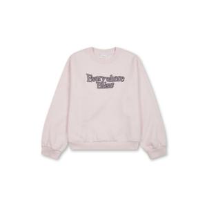 여아) 레터링 플리스 맨투맨PKF4TR2041