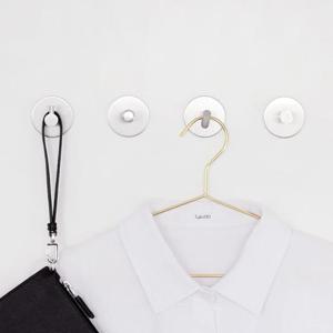 못없이 붙이는 강력부착 스테인리스 원형 모던 벽후크