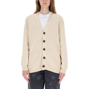 골든구스 브이넥 로고 버튼 가디건 GWP00950 P00197255550