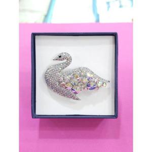 로뎀 세이브존05 P Eleganc 스와로브스키 백조 브로치10 RDC24010121