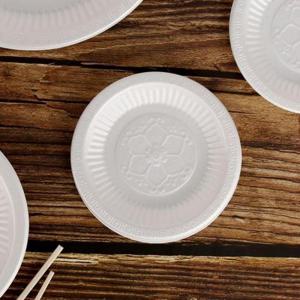 14cm 10개입 일회용원형그릇 이라이프 PS접시