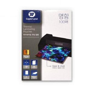 코팅지 정전기 방지 코팅시트 코팅필름 100mic 명함2