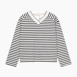 [베네통]브이넥 스트랩 티셔츠 (BATS10511)