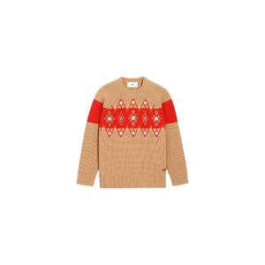 25 FW 아미 파리스 크로스 스티치 울 스웨터 E26UKS842KN0137 TP446107395