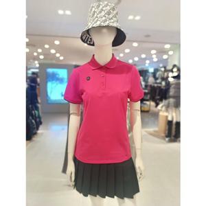 [파리게이츠] 26SS여름 여성 스마일 와펜 포인트 피케이 티셔츠 (521F1TO101PK)